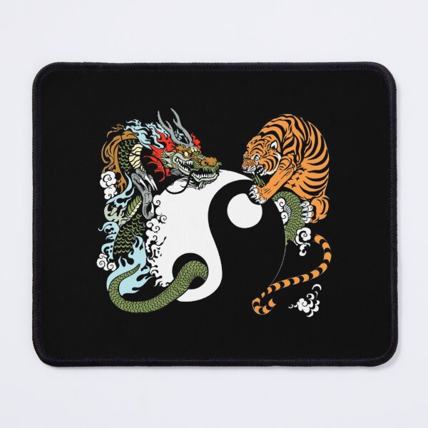 Item preview, Chines Dragon and Tiger Tattoo Graphic Yin and Yang Symbol| Perfect Gift|dragon tattoo designed and sold by carorowen.