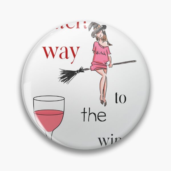 Item preview, witch way to the wine designed and sold by Tipsy24.