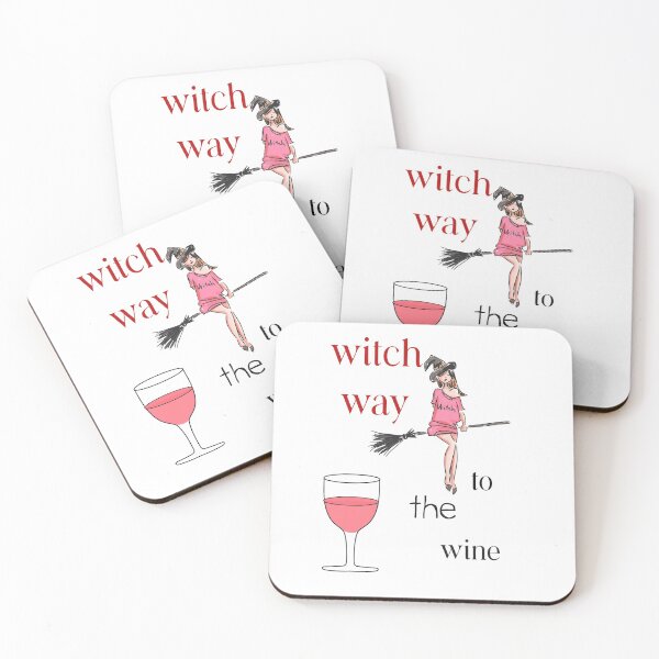 Item preview, witch way to the wine designed and sold by Tipsy24.