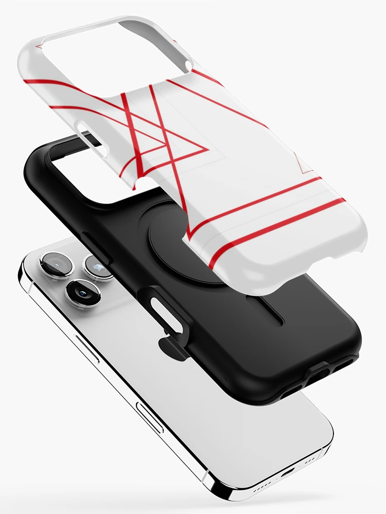 Thumbnail 2 of 4, iPhone Case, Red triangles designed and sold by RMSartZ.