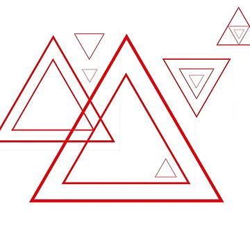 Artwork thumbnail, Red triangles by RMSartZ
