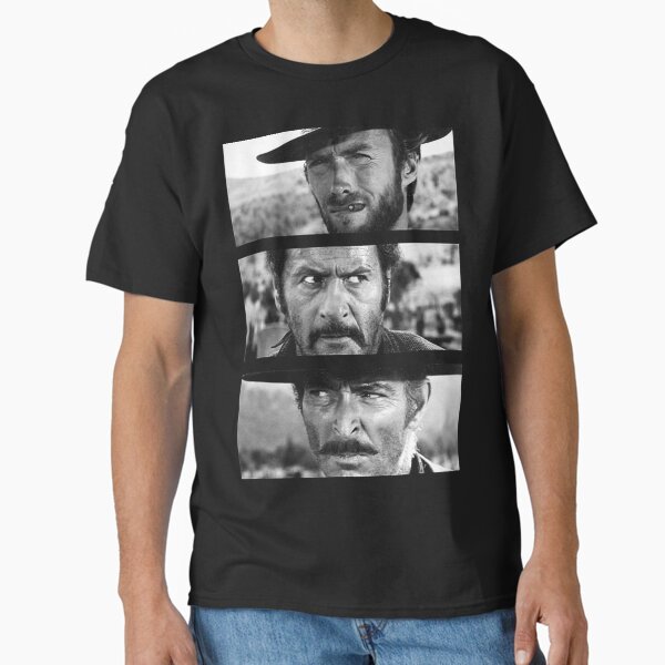 Vista previa del artículo con la obra «Clint Eastwood occidental clásico», diseñado y vendido por scottteesd.