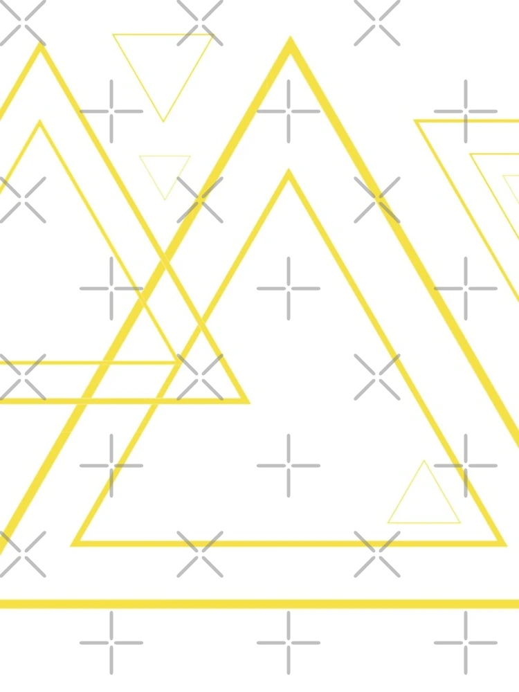Thumbnail 4 of 4, iPhone Case, Yellow triangles designed and sold by RMSartZ.