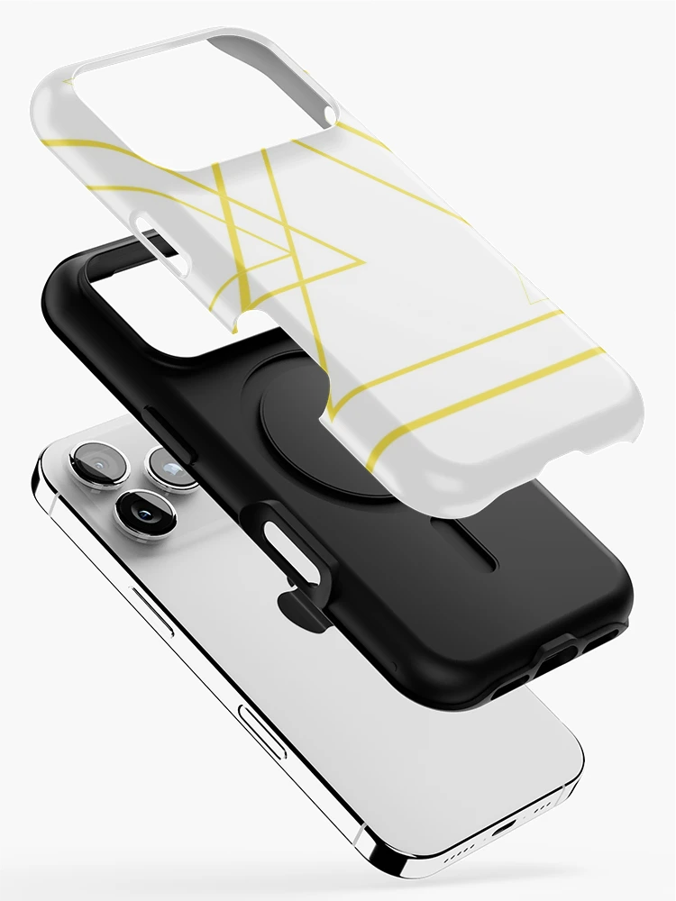 Thumbnail 2 of 4, iPhone Case, Yellow triangles designed and sold by RMSartZ.