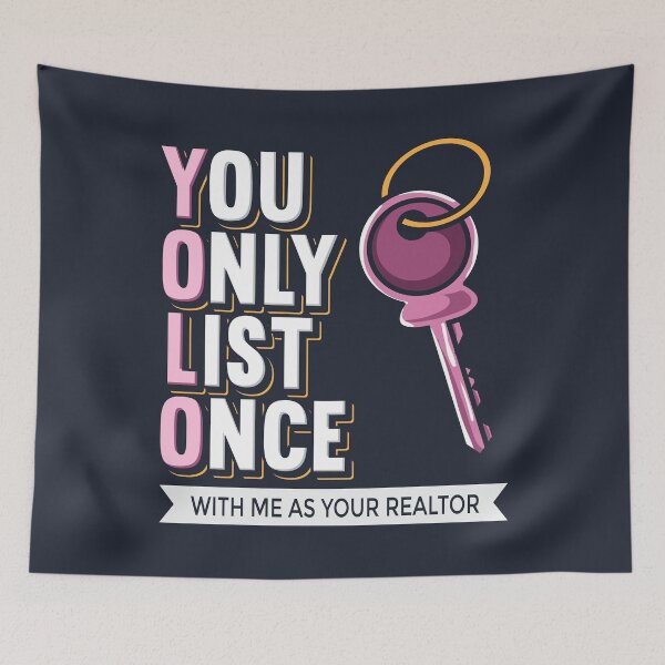 Item preview, You Only List Once Realtor Brag designed and sold by Bricke.