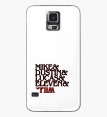 mike, dustin, lucas, eleven, will stranger things Case/Skin for Samsung Galaxy