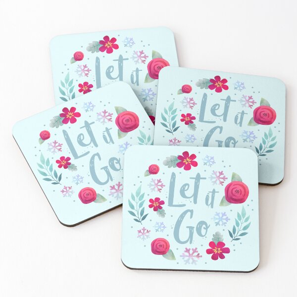Item preview, Let It Go Winter Snowflake Floral designed and sold by KrisInStitches.