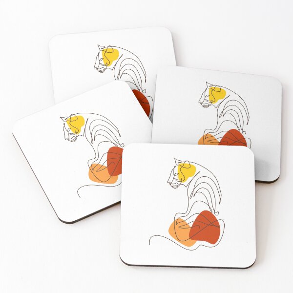 Item preview, Tiger Line Drawing designed and sold by OneLinePrint.