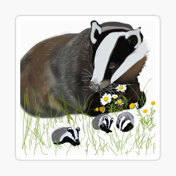 Badger Sticker