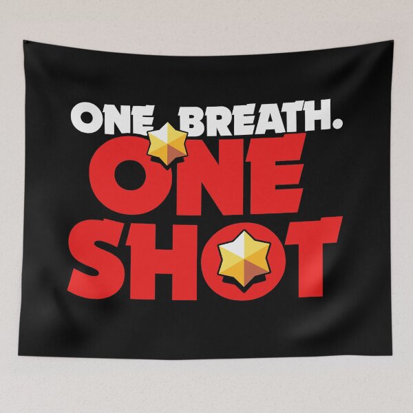 Item preview, One breath. One shot - Brawl Stars designed and sold by Store-Designify.
