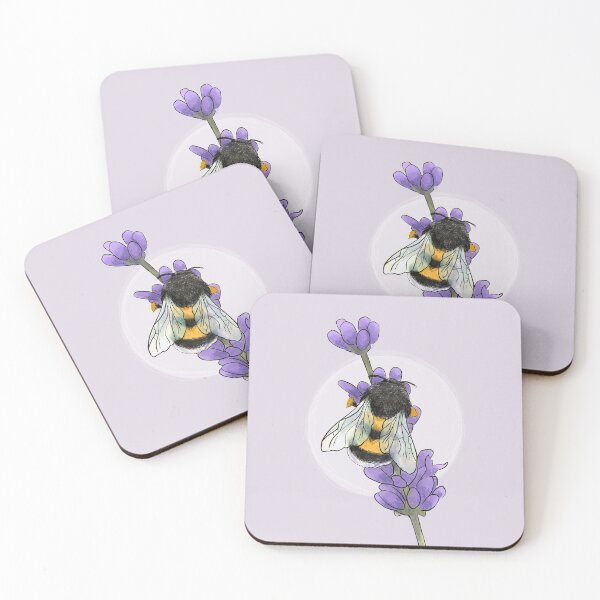 Item preview, Bumblebee on a sprig of lavender  designed and sold by Wieskunde.