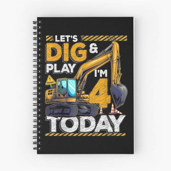 Item preview,  Birthday Boy Construction 4th Excavator designed and sold by caral8.