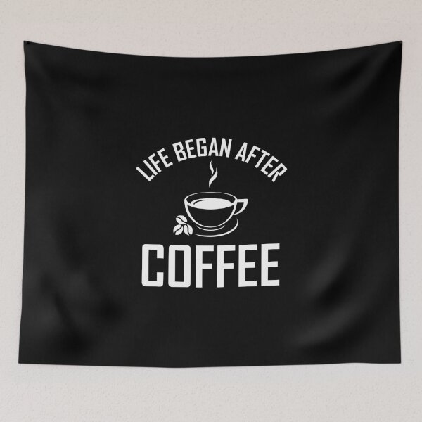 Item preview, Life began after coffee designed and sold by Zexten.