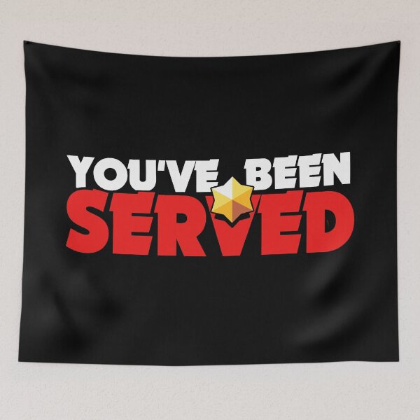 Item preview, You've been served - Brawl Stars designed and sold by Store-Designify.