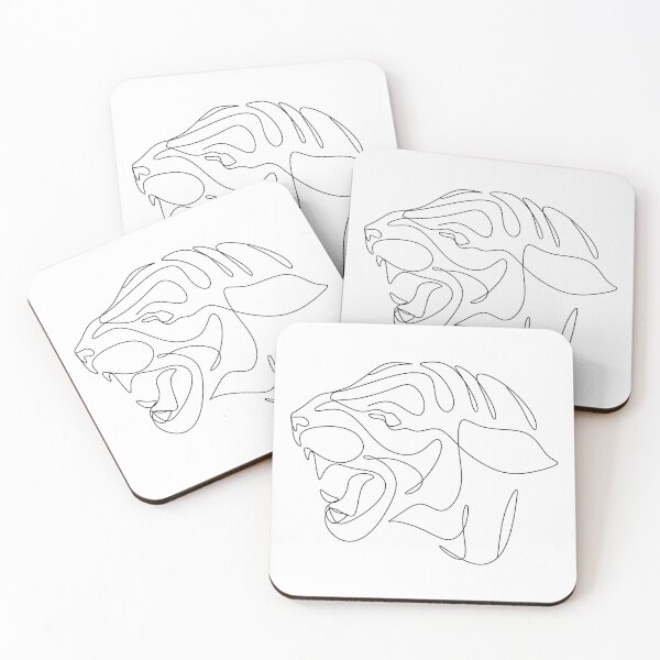 Item preview, Tiger line minimal elegant drawing. One Line Tiger. Year of Tiger Happy chinese new year. designed and sold by OneLinePrint.