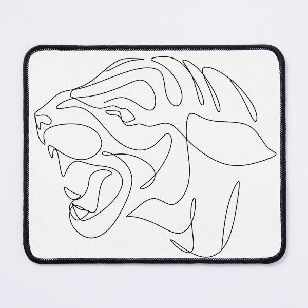 Item preview, Tiger line minimal elegant drawing. One Line Tiger. Year of Tiger Happy chinese new year. designed and sold by OneLinePrint.