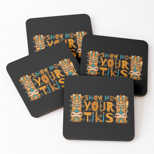 Item preview, Show me your tikis - Paradise and good vibes designed and sold by For the love of Pixels.