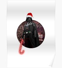 Vader Christmas Poster