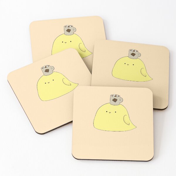 Item preview, blob bird with fruit hat (choclate milk bonus) designed and sold by cautiousyimi.