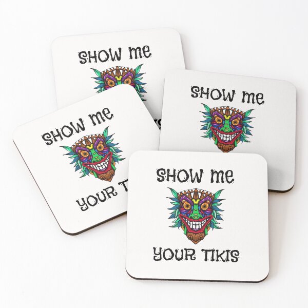 Item preview, Show Me Your Tikis Funny Angry Tiki Hawaiian T-Shirt designed and sold by Unique styl  DeSigNe.