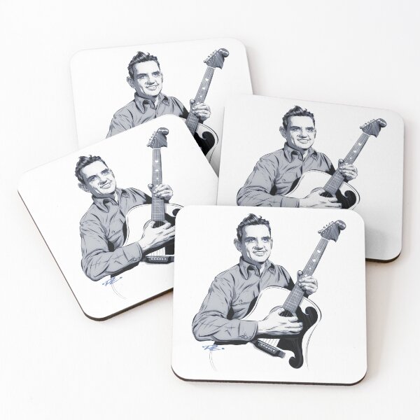 Aperçu de l'œuvre Merle Travis - Une illustration de Paul Cemmick créée et vendue par TIGERDAVER.