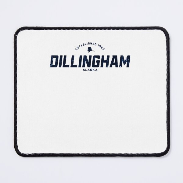 Item preview, Dillingham Alaska AK Vintage Athletic Navy Sports Logo designed and sold by SummitSpo.