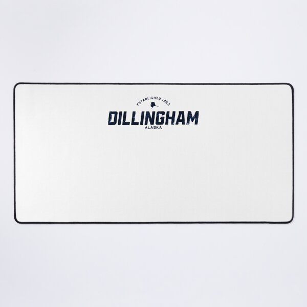 Item preview, Dillingham Alaska AK Vintage Athletic Navy Sports Logo designed and sold by SummitSpo.