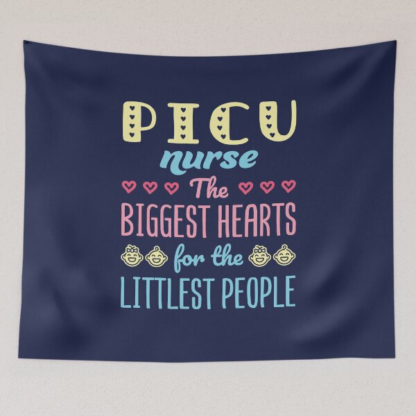 Item preview, PICU Nurse the Biggest Hearts for the Littlest People designed and sold by jaygo.