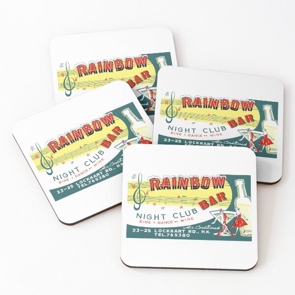 Item preview, RAINBOW BAR NIGHT CLUB - ADVERT designed and sold by ThrowbackAds.