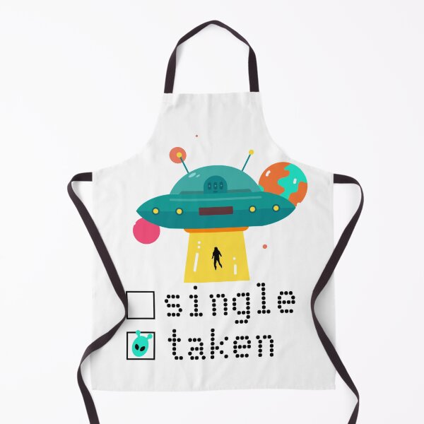 Item preview, Valentine Single Taken UFO designed and sold by HolidayBug.
