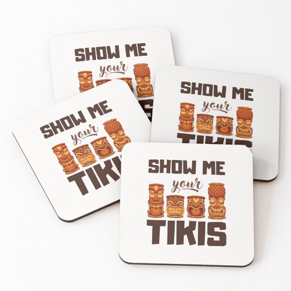 Item preview, Show Me Your Tikis Funny Angry Tiki Hawaiian T-Shirt designed and sold by Unique styl  DeSigNe.