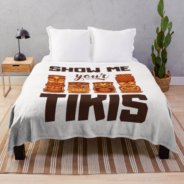 Item preview, Show Me Your Tikis Funny Angry Tiki Hawaiian T-Shirt designed and sold by Unique styl  DeSigNe.