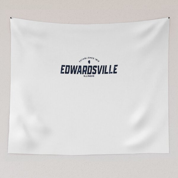 Item preview, Edwardsville Illinois IL Vintage Athletic Navy Sports Logo designed and sold by SummitSpo.