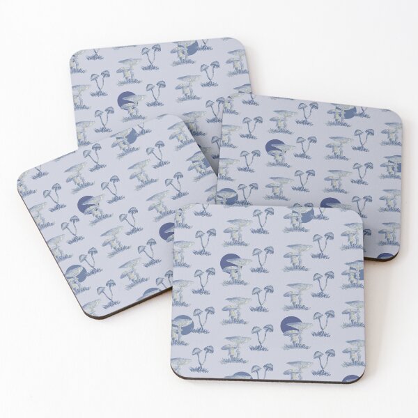 Item preview, blue fly agarics designed and sold by veur.