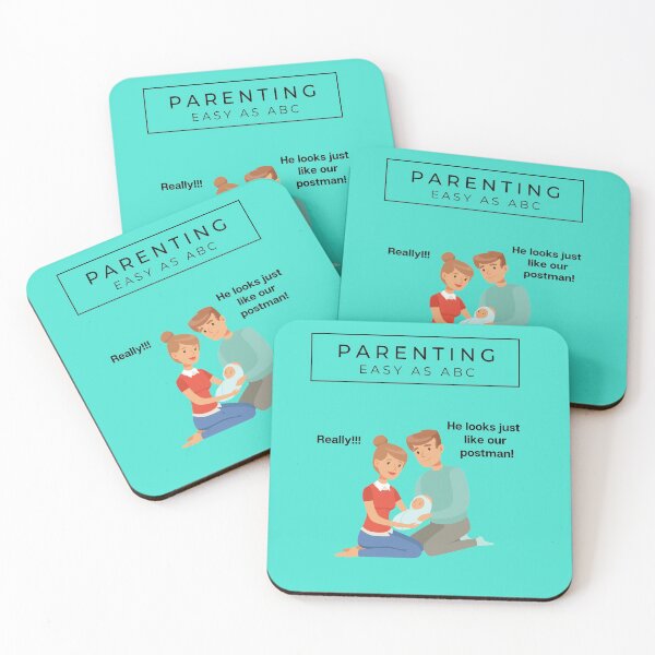 Item preview, parenting easy as abc design designed and sold by JimMacShirts.