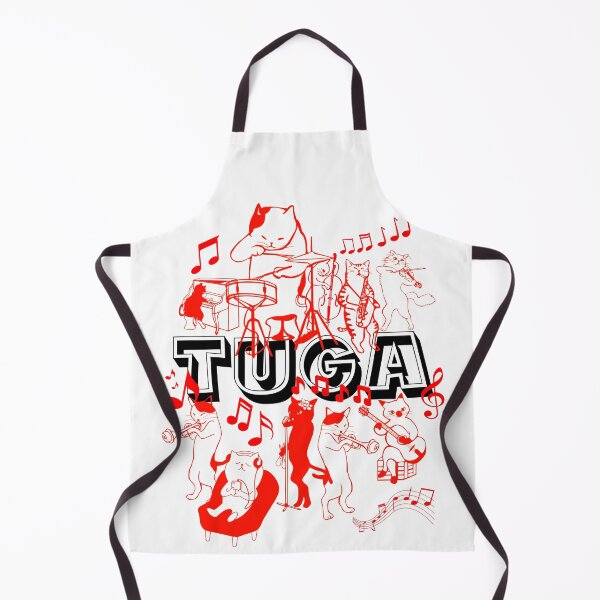 Item preview, Funny Music Cats - White designed and sold by TugaMerch.