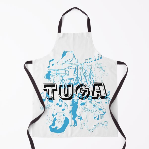 Item preview, Funny Music Cats - White/blue designed and sold by TugaMerch.