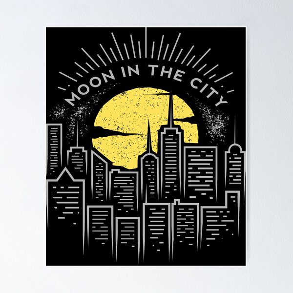 Item preview, Moon in The City - London designed and sold by AEGMEDIA.