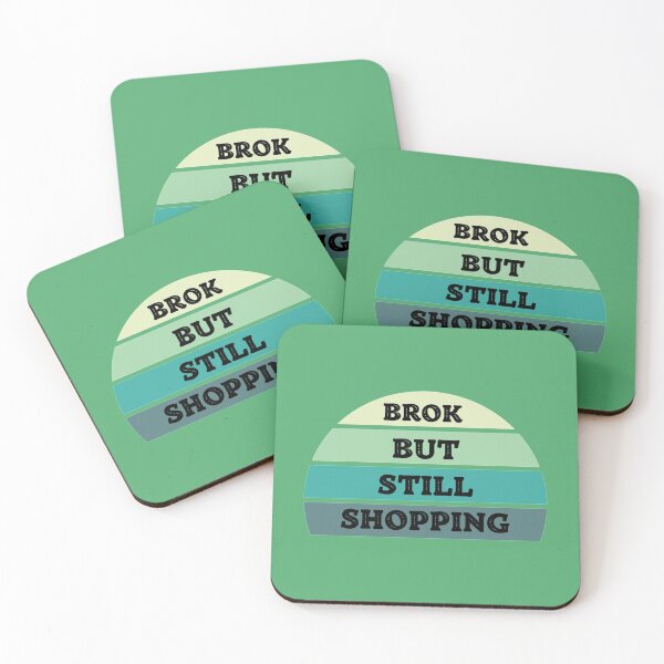 Item preview, Broken But Still Shopping - Funny Saying Cap designed and sold by GreatLifeTeesxs.