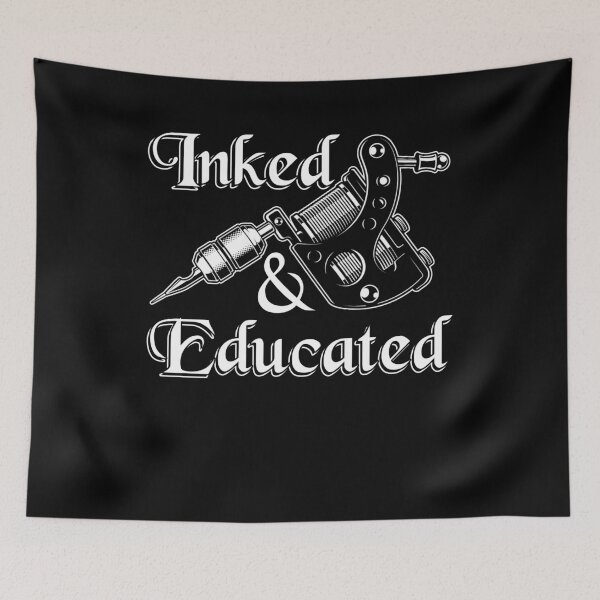Item preview, Inked And Educated T Shirt, Gift for Tattoo Artist, Traditional Tattoo Clothing Gift for Men Women designed and sold by VibesTraining.