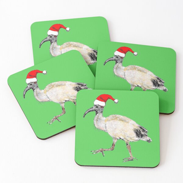 Item preview, Merry Ibis Christmas - Bin Chickens love Xmas! designed and sold by LunaticPainter.