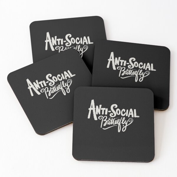 Item preview, Anti-social Butterfly designed and sold by FrictionMaxxing.