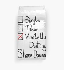 Mentally Dating Shane Dawson Duvet Cover