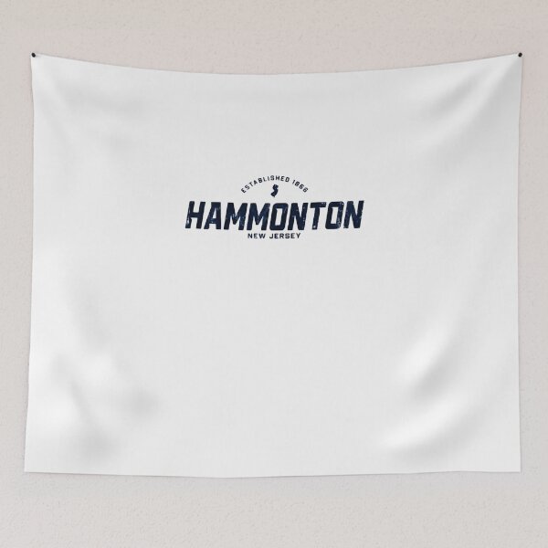 Item preview, Hammonton New Jersey NJ Vintage Athletic Navy Sports Logo designed and sold by SummitSpo.