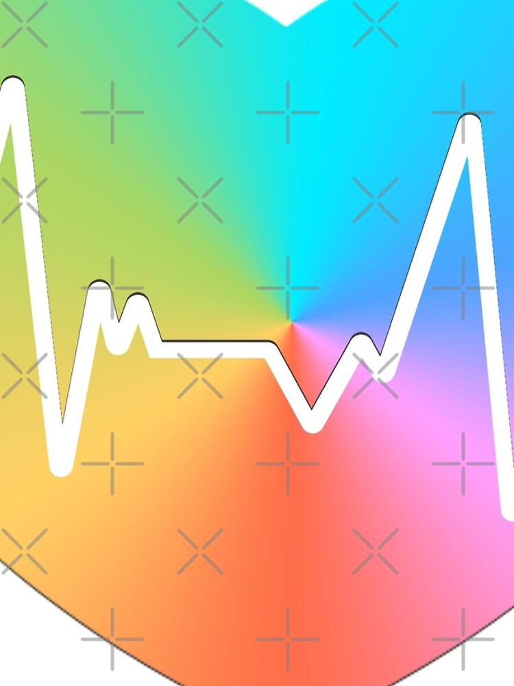 Thumbnail 4 of 4, iPhone Case, LGBT Heart Beat designed and sold by RMSartZ.