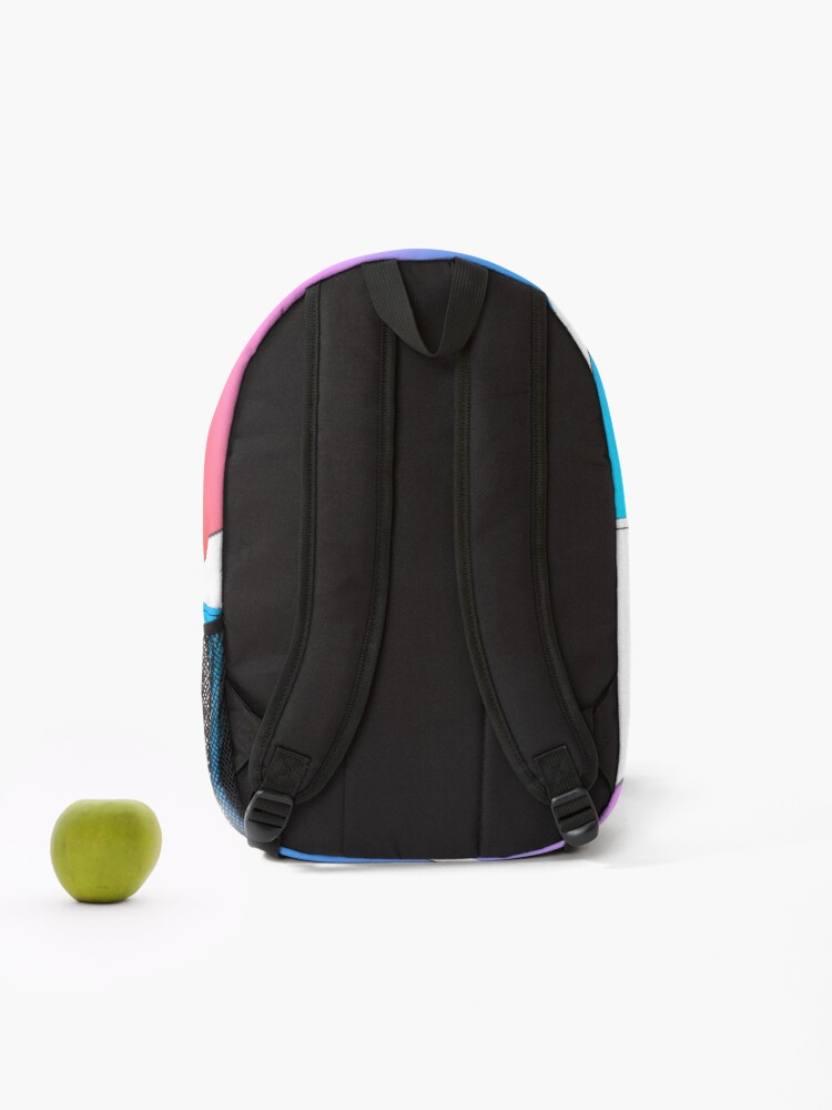 Thumbnail 2 of 3, Backpack, LGBT Heart Beat designed and sold by RMSartZ.