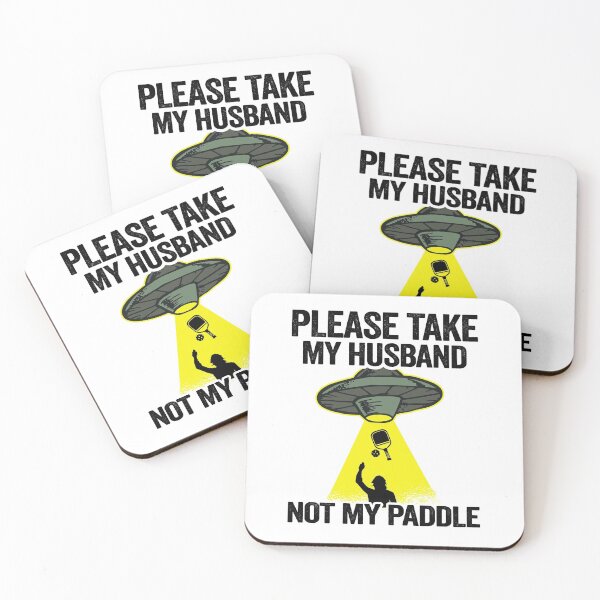 Item preview, Please Take My Husband Not My Paddle Funny Pickleball designed and sold by Stronzi.