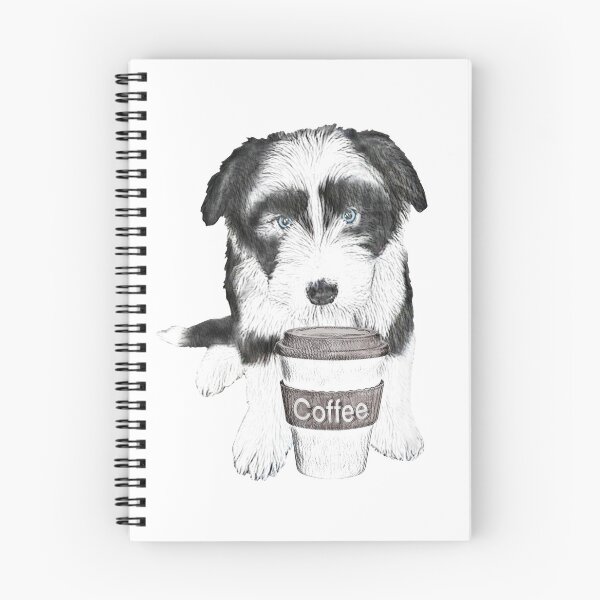 Item preview, Bearded Collie With Coffee Cup designed and sold by NikkiBear67.