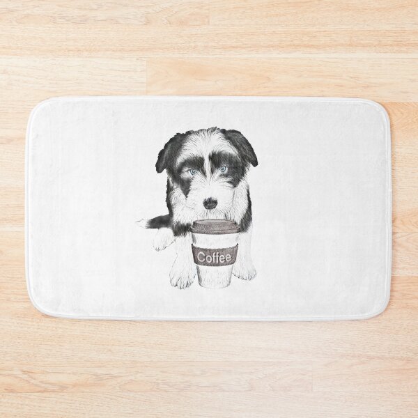 Item preview, Bearded Collie With Coffee Cup designed and sold by NikkiBear67.