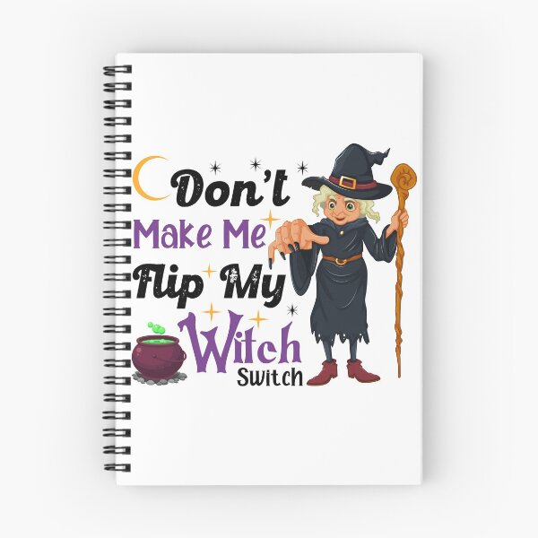 Item preview, Don't make me flip my witch switch-Funny halloween witch costumes for girls  designed and sold by NiceSpot.